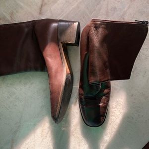 Elegant Brown Leather Boots